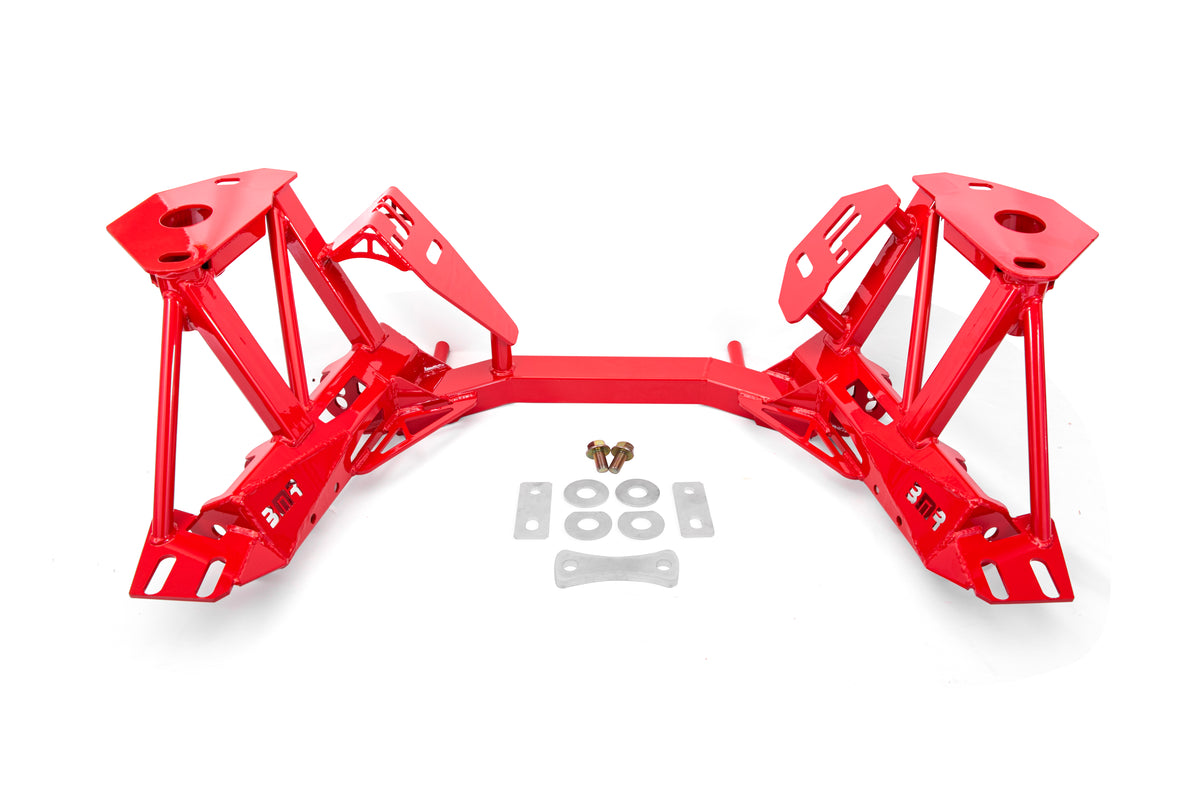 BMR 79-95 Ford Mustang K-Member Premium Version w/Spring Perches - Red - KM733R