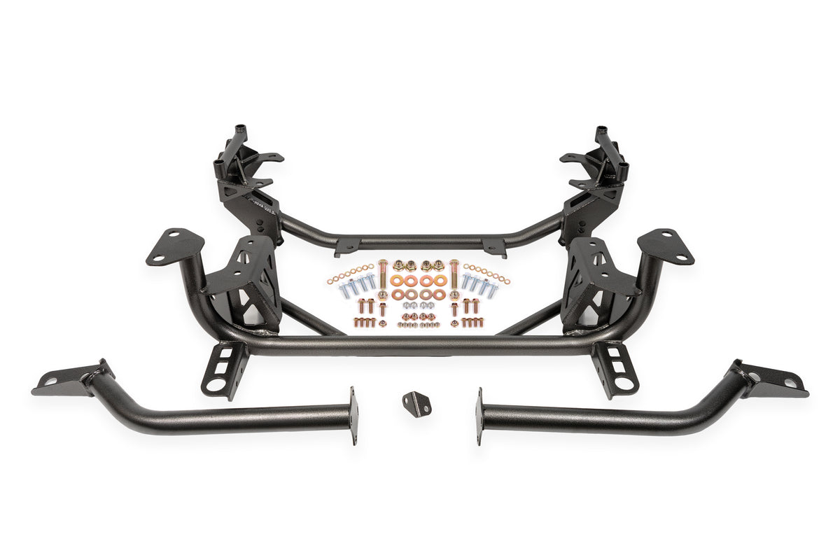BMR 15-20 Ford Mustang Street Version (DOM) K-Member - Black Hammertone - KM760H