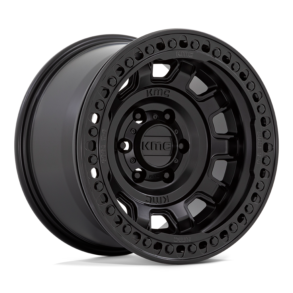 KMC Km236 Tank Beadlock 17X9 5X127 -38MM Satin Black