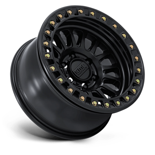 KMC Km239 Impact Beadlock 17X9 BLANK -38MM Matte Black