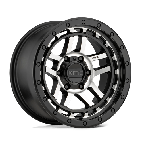 KMC Km540 Recon 17X9 6X139.7 -2MM Satin Black Machined