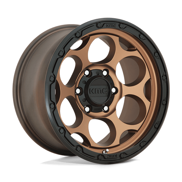 KMC Km541 Dirty Harry 17X9 5X127 -12MM Matte Bronze W/ Black Lip