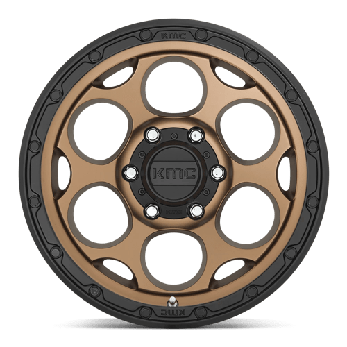 KMC Km541 Dirty Harry 17X8.5 5X127 +0MM Matte Bronze W/ Black Lip