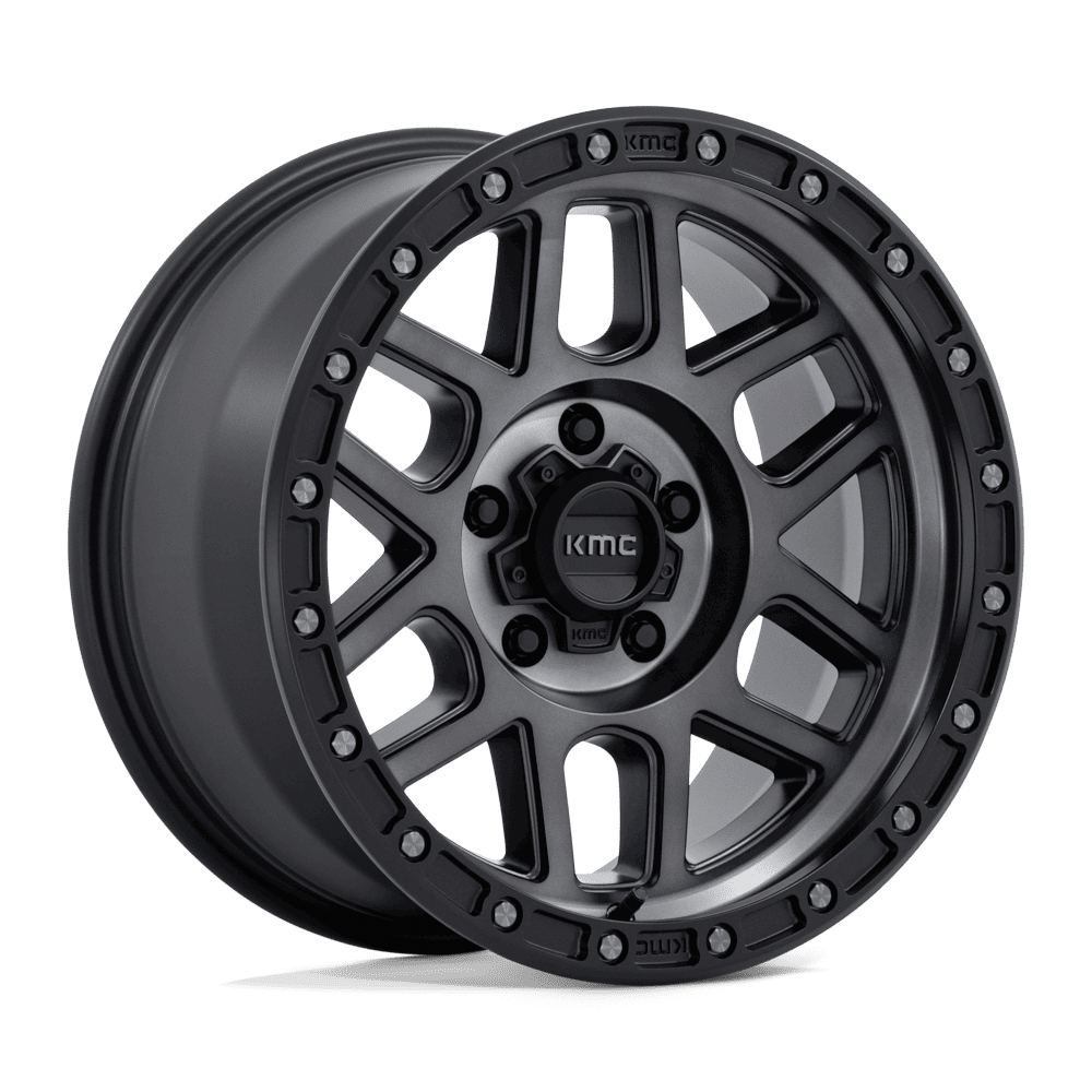 KMC Km544 Mesa 17X8.5 5X127 +0MM Satin Black W/ Gray Tint