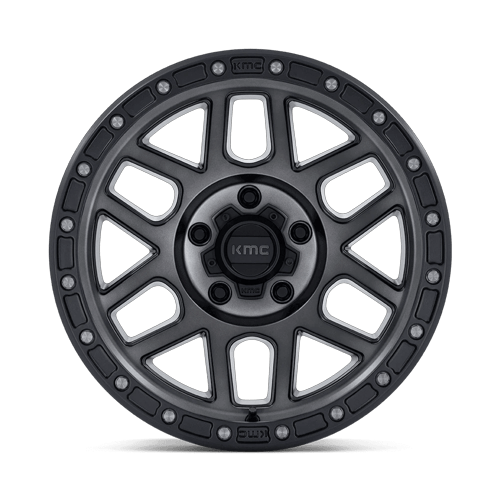 KMC Km544 Mesa 17X8.5 5X127 +0MM Satin Black W/ Gray Tint