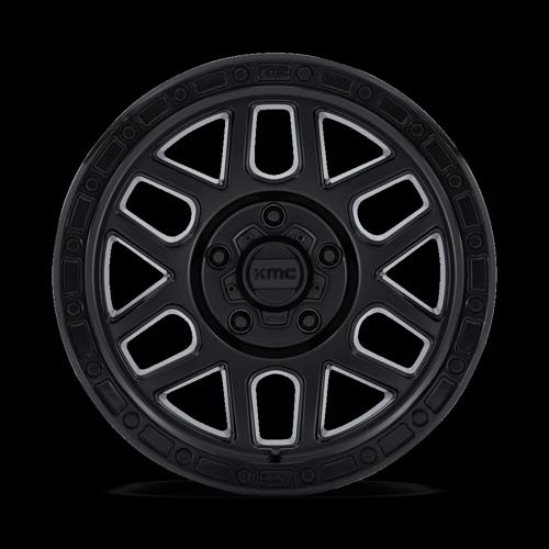 KMC Km544 Mesa 18X9 5X150 +25MM Satin Black W/ Gloss Black Lip