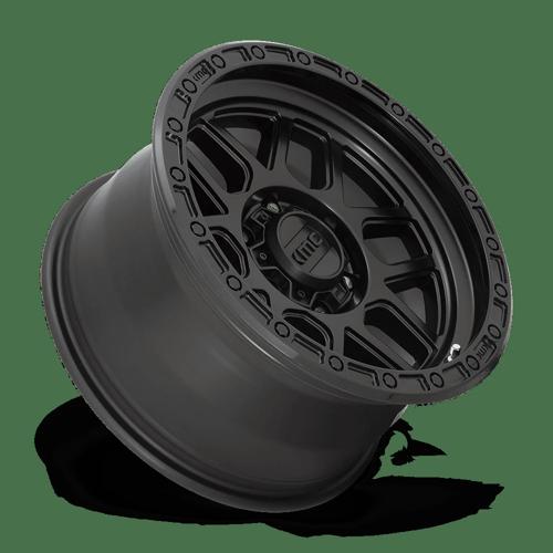KMC Km544 Mesa 20X9 6X135 +18MM Satin Black W/ Gloss Black Lip