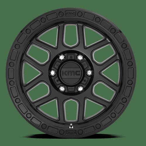 KMC Km544 Mesa 20X9 8X170 +0MM Satin Black W/ Gloss Black Lip