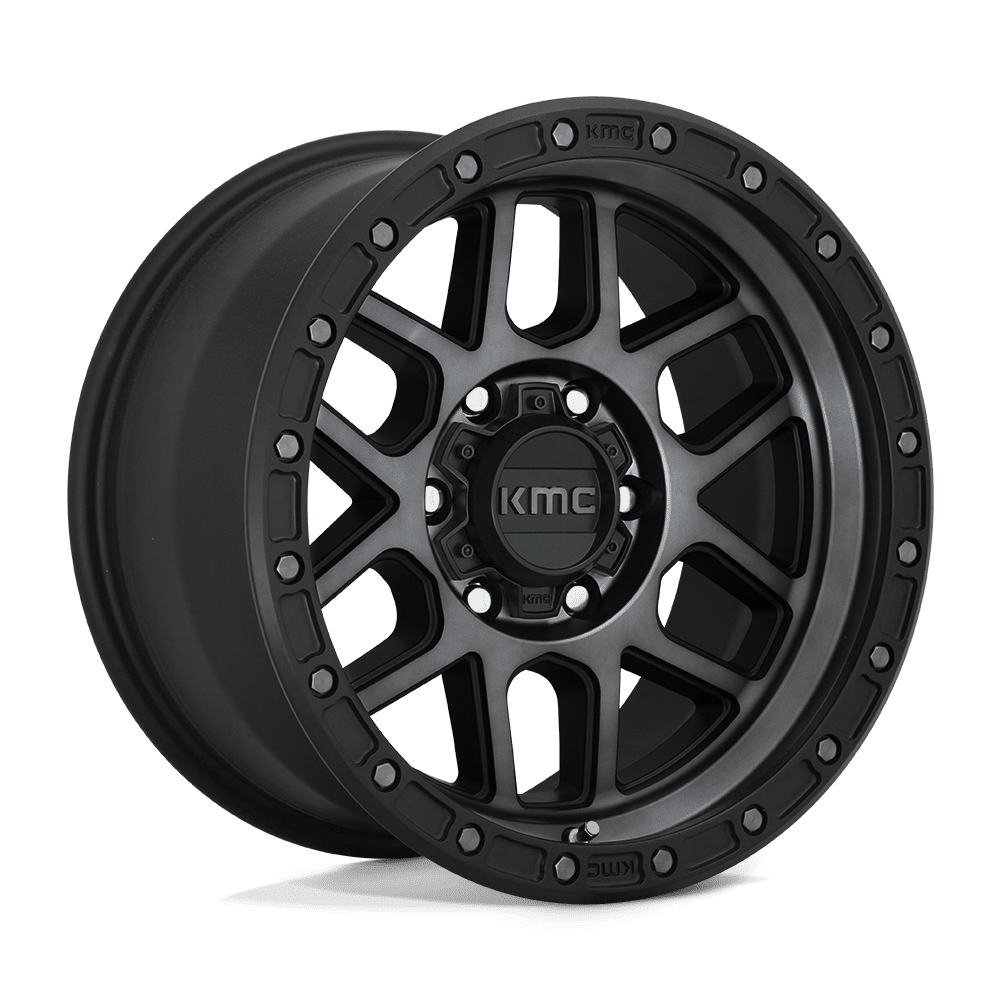 KMC Km544 Mesa 20X9 6X139.7 +0MM Satin Black W/ Gray Tint