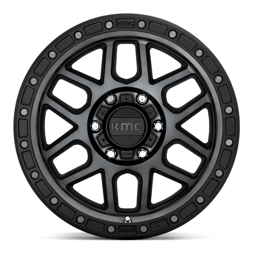 KMC Km544 Mesa 17X9 6X139.7 +18MM Satin Black W/ Gray Tint