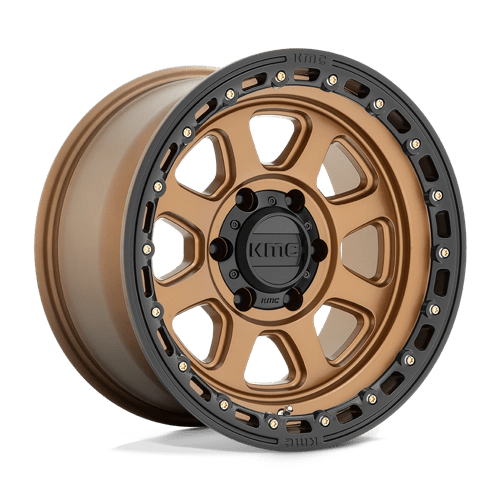 KMC Km548 Chase 18X9 8X165.1 +18MM Matte Bronze W/ Black Lip