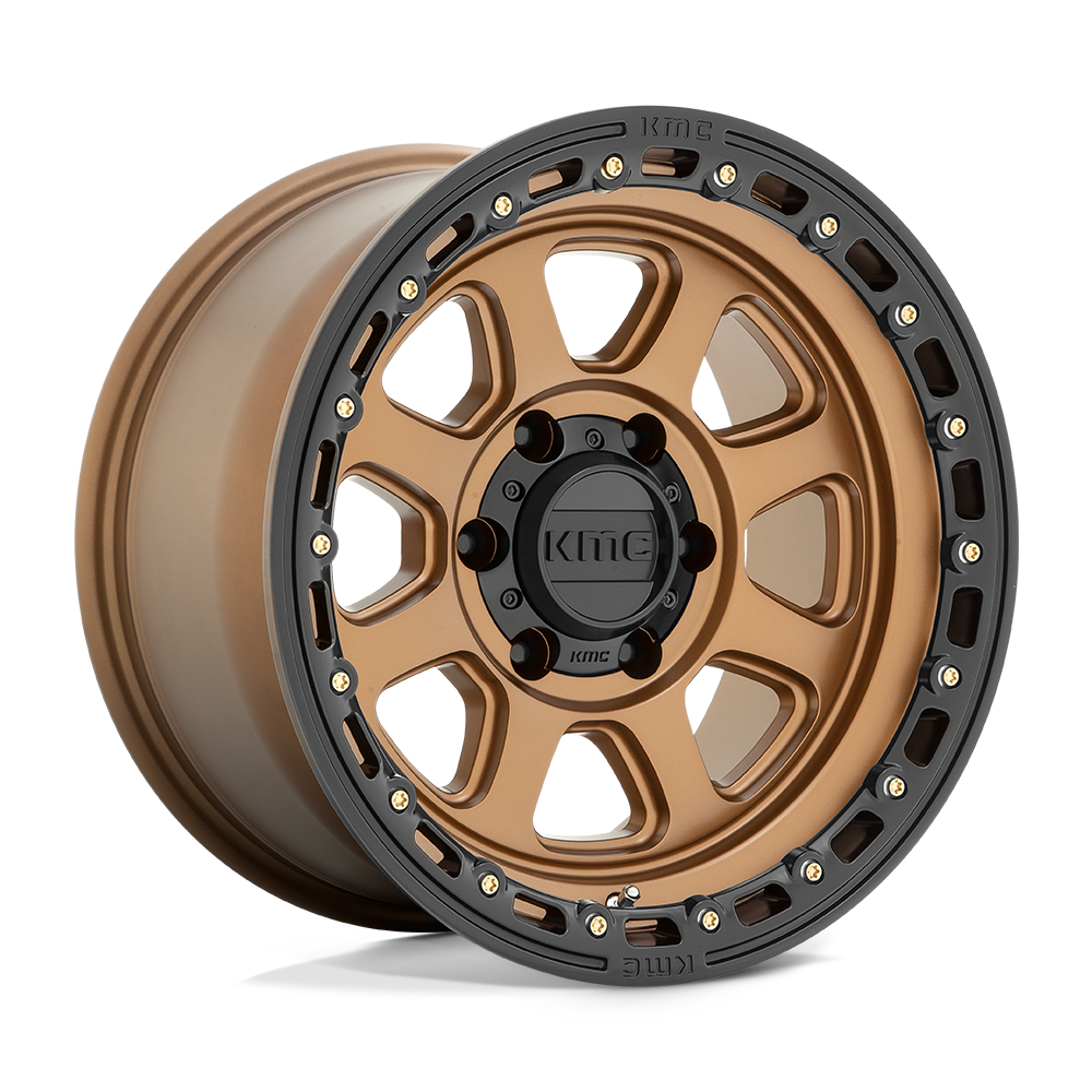 KMC Km548 Chase 20X9 6X139.7 +18MM Matte Bronze W/ Black Lip