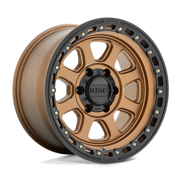 KMC Km548 Chase 20X9 6X139.7 +18MM Matte Bronze W/ Black Lip