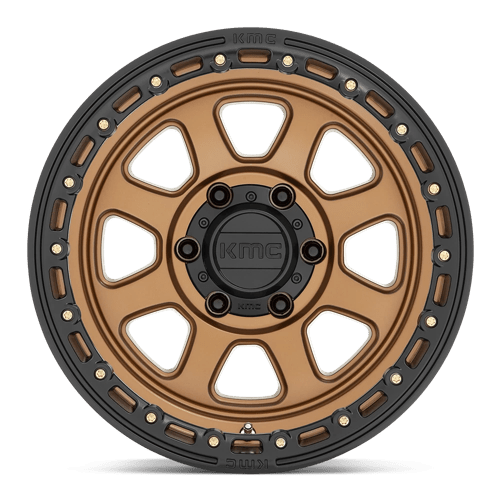 KMC Km548 Chase 20X9 5X127 +0MM Matte Bronze W/ Black Lip