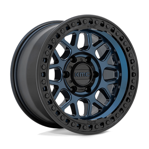 KMC Km549 Grs 20X9 5X127 +0MM Midnight Blue W/ G-Black Lip