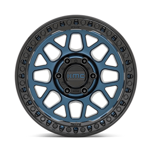 KMC Km549 Grs 17X8.5 5X127 +0MM Midnight Blue W/ G-Black Lip