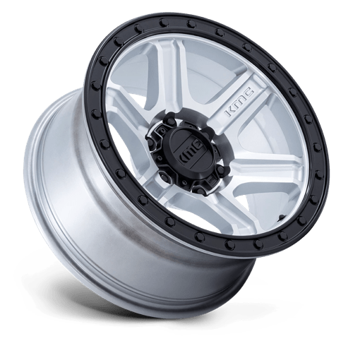 KMC Km551 Outrun 17X8.5 5X127 -10MM Machined W/ Gloss Black Lip
