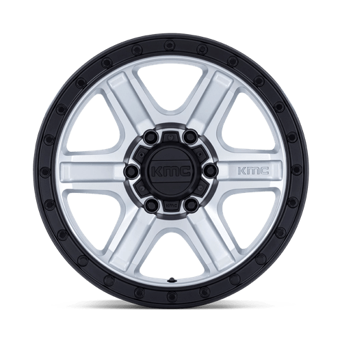 KMC Km551 Outrun 17X8.5 5X127 -10MM Machined W/ Gloss Black Lip