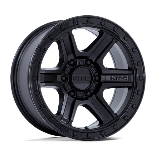 KMC Km551 Outrun 17X8.5 6X135 -10MM Matte Black W/ Gloss Black Lip
