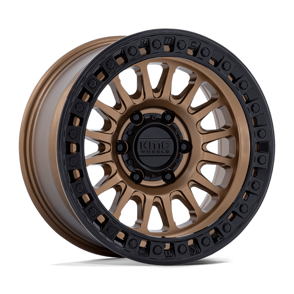 KMC Km552 Ims 20X9 8X170 +18MM Matte Bronze W Gloss Black Lip