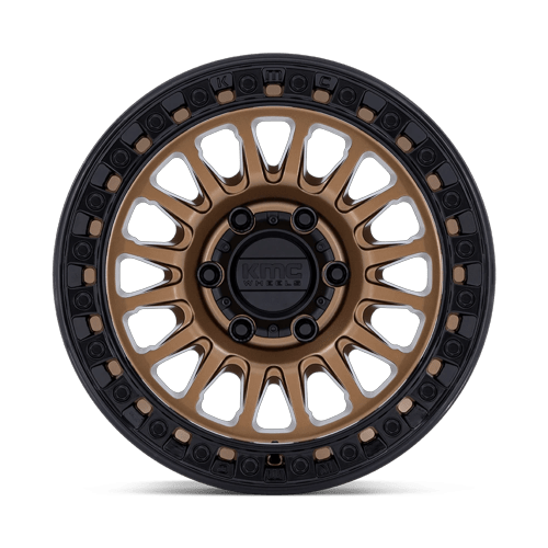 KMC Km552 Ims 18X9 6X139.7 +18MM Matte Bronze W Gloss Black Lip
