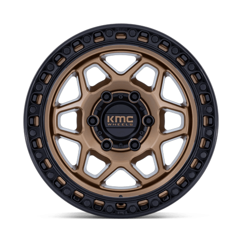 KMC Km553 Torx 17X8.5 6X135 +0MM Matte Bronze W Gloss Black Lip