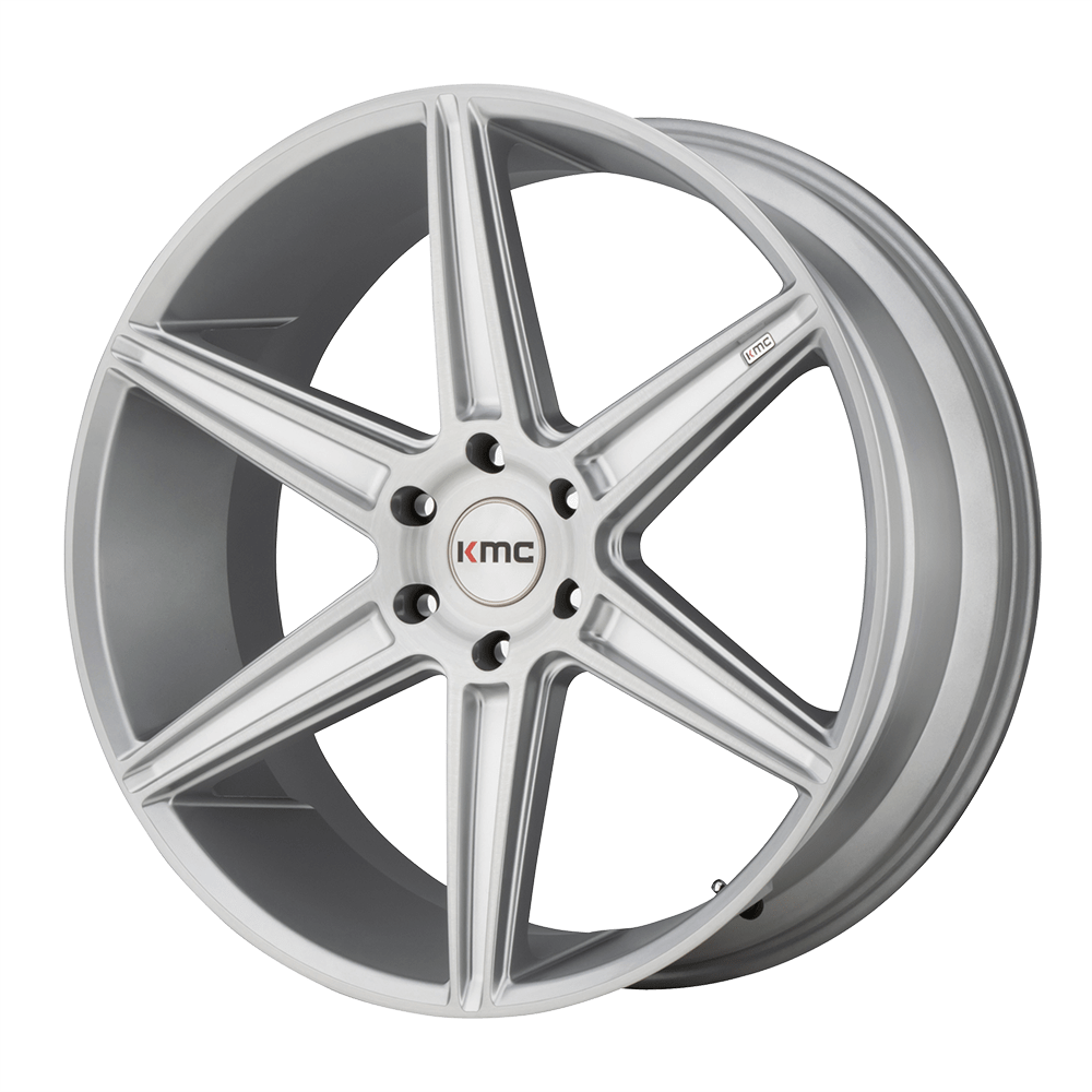 KMC Km712 Prism Truck 22X9.5 5X120 +30MM Brushed Silver