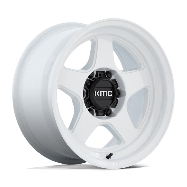 KMC Km728 Lobo 17X8.5 6X139.7 -10MM Gloss White