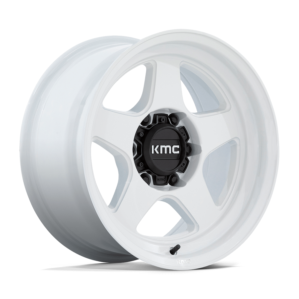 KMC Km728 Lobo 17X8.5 6X135 -10MM Gloss White