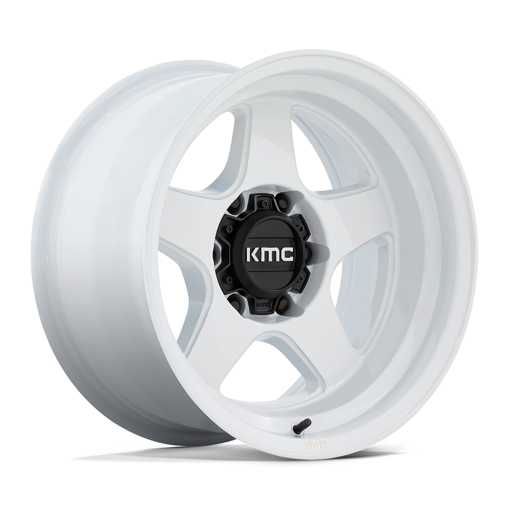 KMC Km728 Lobo 17X9 6X139.7 -38MM Gloss White