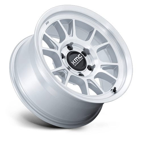 KMC Km729 Range 17X8.5 6X135 +0MM Gloss Silver W/ Machined Face