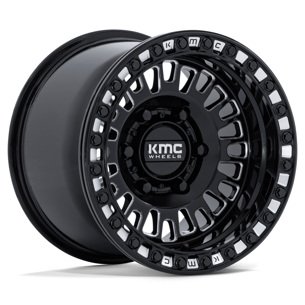 KMC - Aztec UTV BL 15X8 6X5.5 100 +0 Gblk-mill