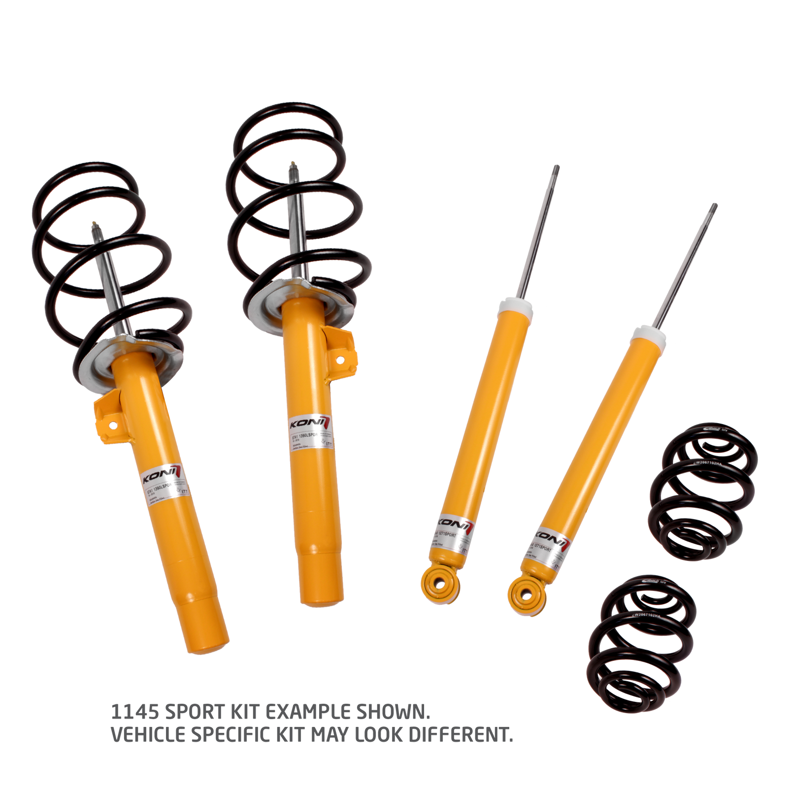 Koni 1145 Sport Kit 09-12 Subaru WRX 4 & 5 door excl. STi - 1145 1051