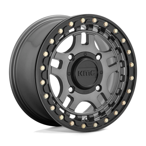 KMC - Recon UTV BL 15X7 4X137 G-mtl Blk-rg +38