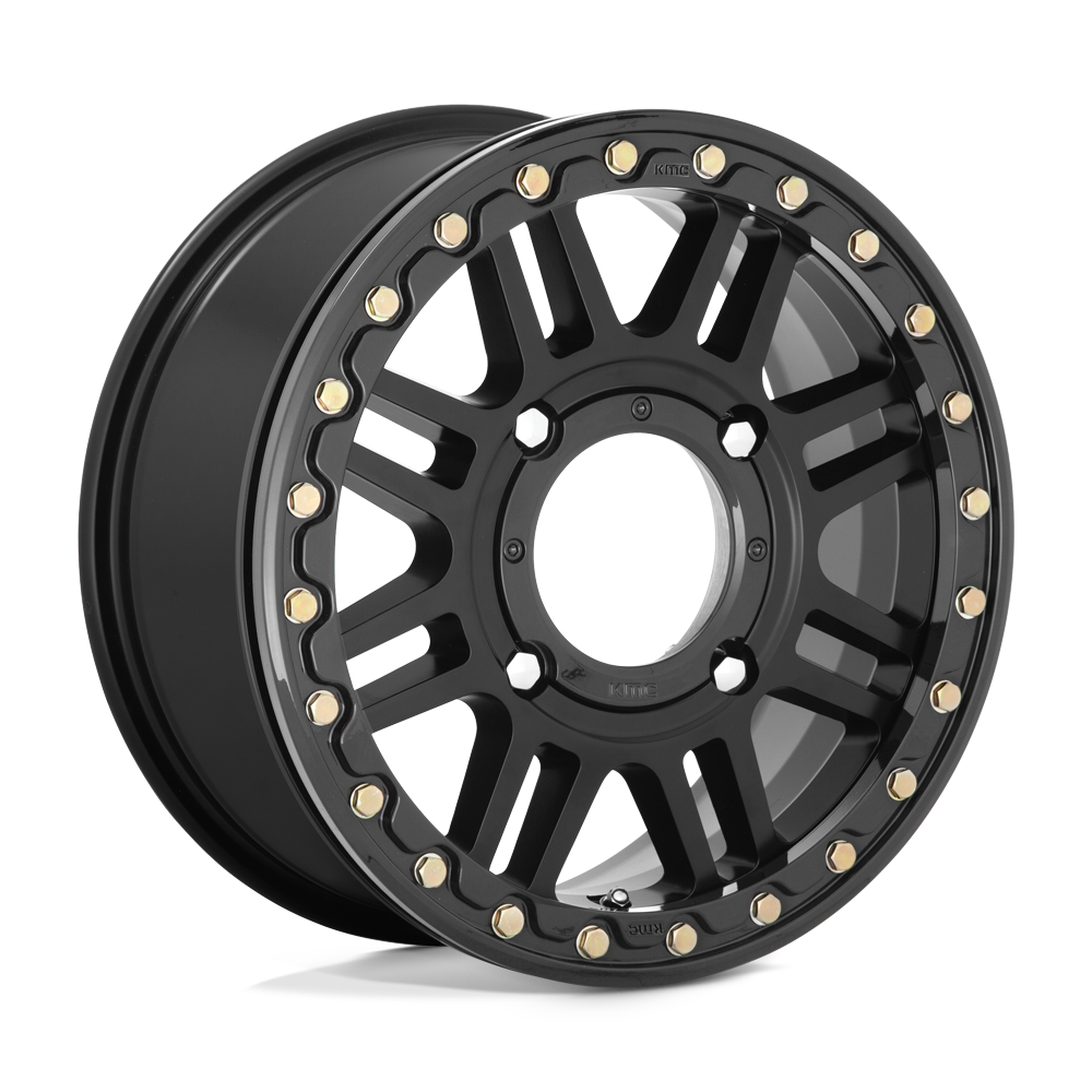KMC - Cage UTV BL 15X6 4X137 S-blk Blk-rg +38