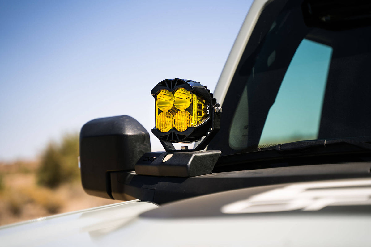 DV8 Offroad - 2021-22 Ford Bronco A-Pillar Pod Light Mounts? - LBBR-02