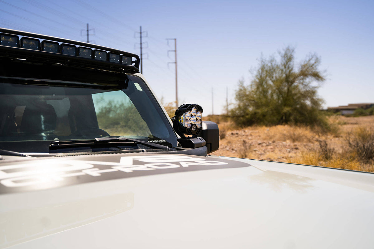 DV8 Offroad - 2021-22 Ford Bronco A-Pillar Pod Light Mounts? - LBBR-02