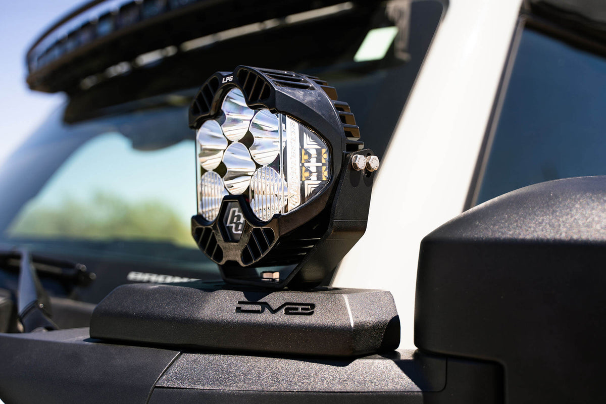 DV8 Offroad - 2021-22 Ford Bronco A-Pillar Pod Light Mounts? - LBBR-02