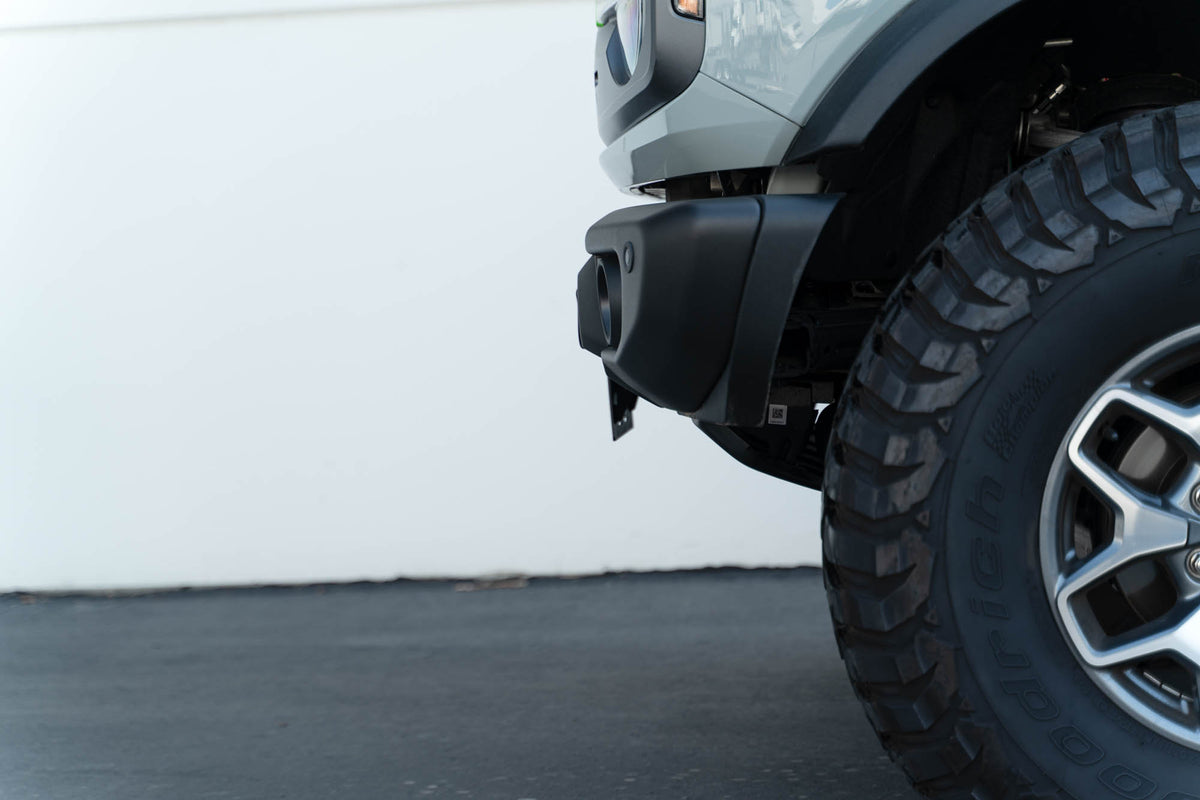 DV8 Offroad - Ford Bronco Capable Bumper Front License Plate Mount - LPBR-04