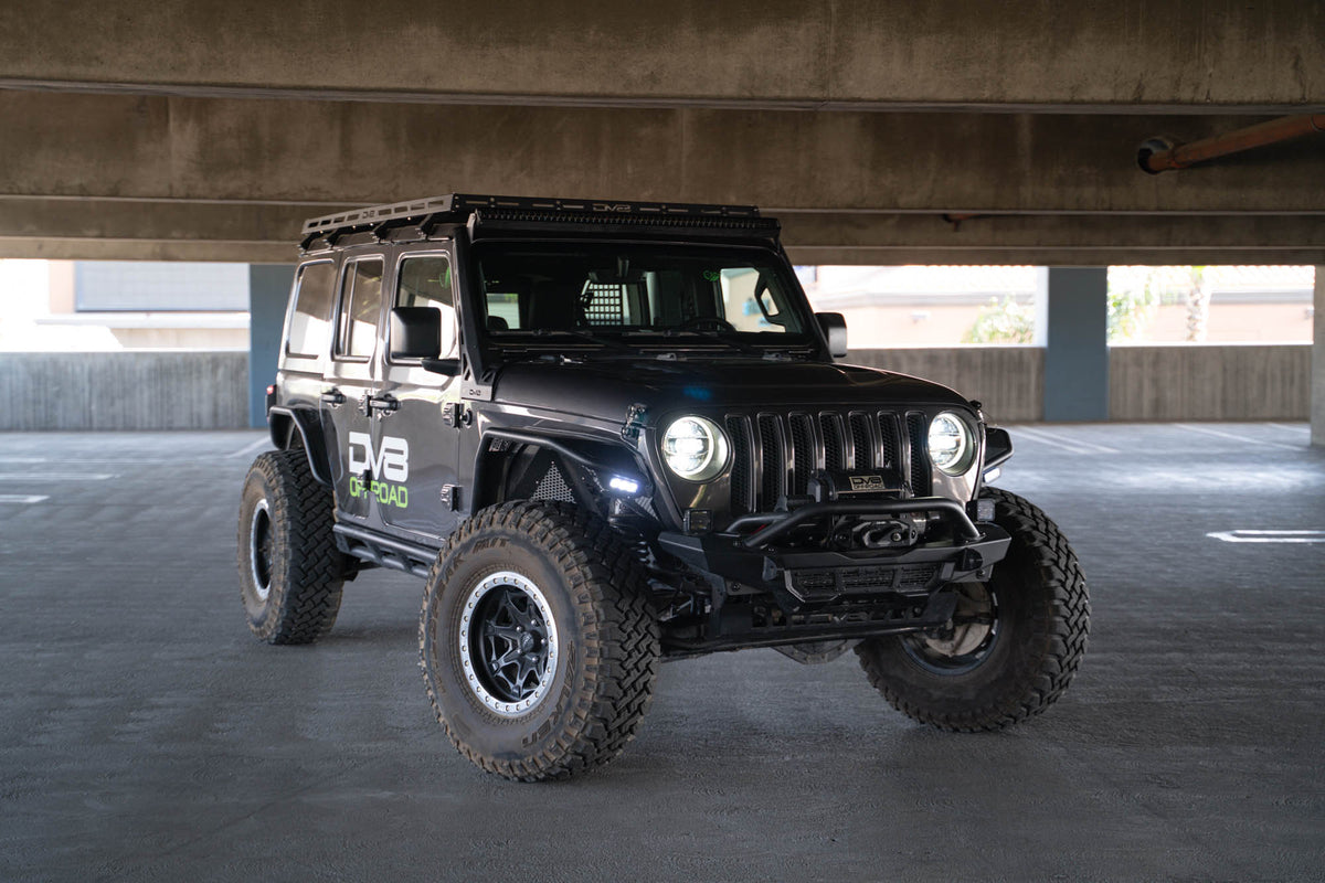 DV8 Offroad - Jeep Wrangler JL & Gladiator JT Light Bar Mount - LBJL-10