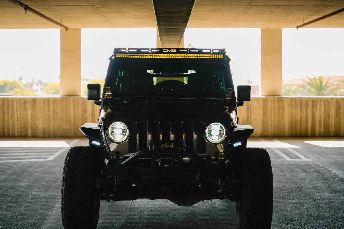 DV8 Offroad - Jeep Wrangler JL & Gladiator JT Light Bar Mount - LBJL-10