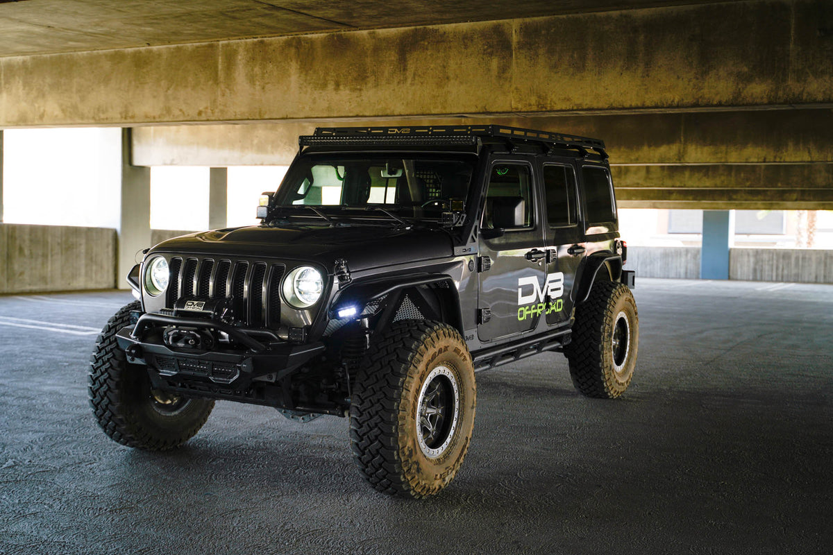 DV8 Offroad - Jeep Wrangler JL & Gladiator JT Light Bar Mount - LBJL-10