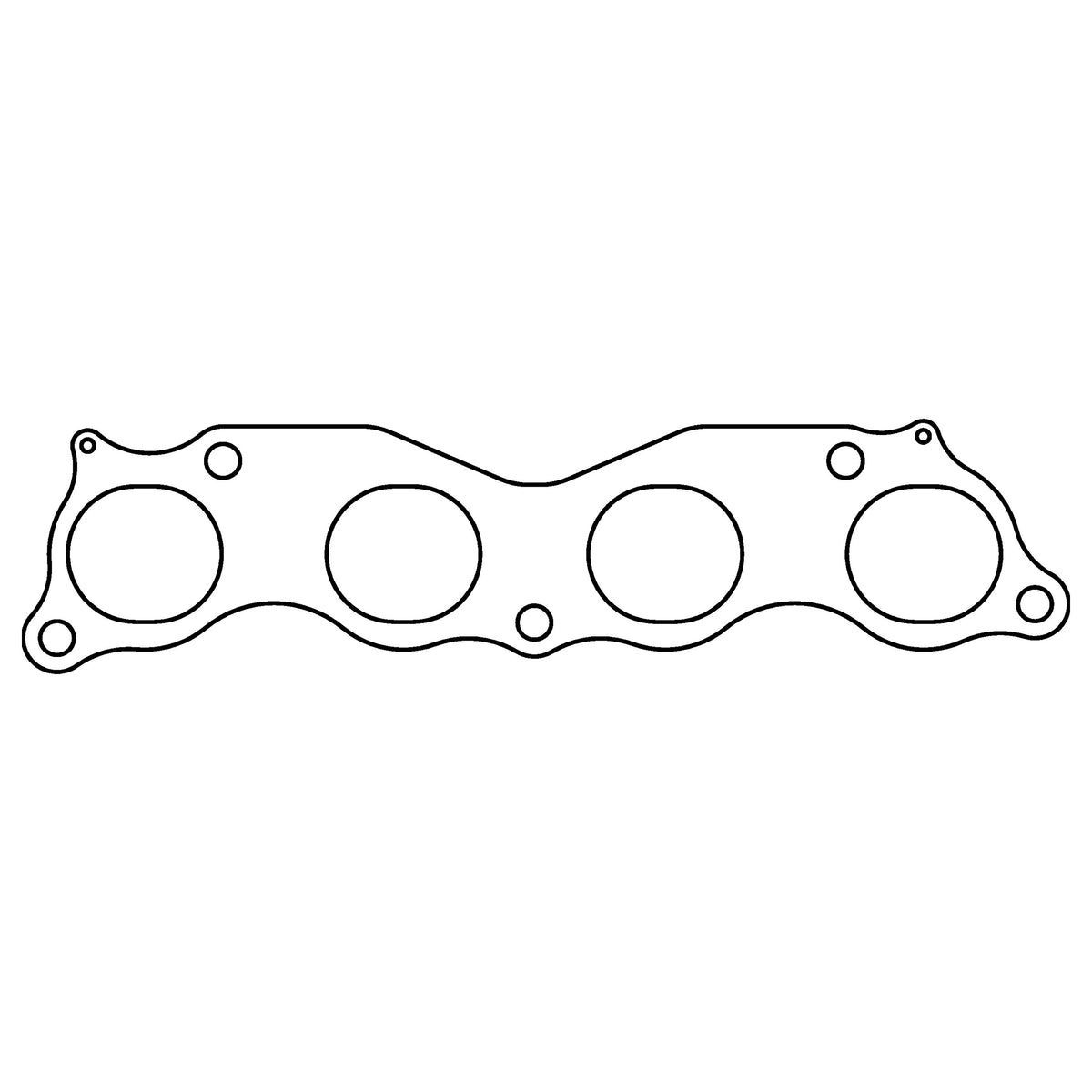 Cometic Honda K20A2 Exhaust .030 inch MLS Head Gasket 1.975 inch X 1.730 inch Port - C4162-030 for 2006-2011 Honda Civic Si -