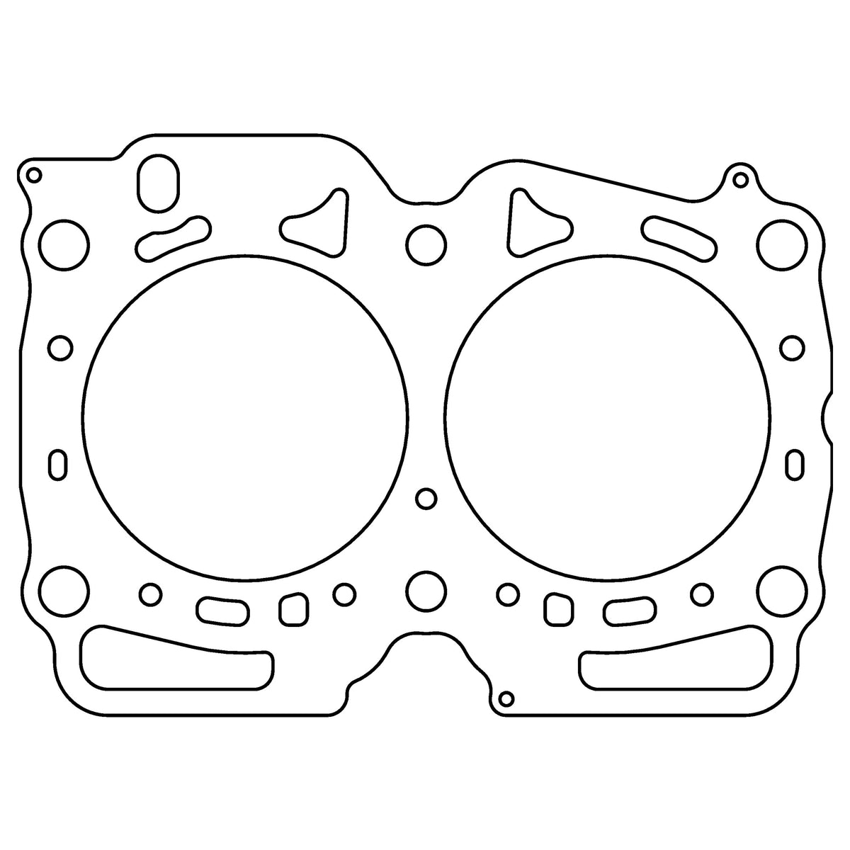 Cometic 03+ Subaru EJ255/EJ257 101mm .036 inch MLS Head Gasket - C4574-036 for 2004-2014 Subaru Impreza - front view