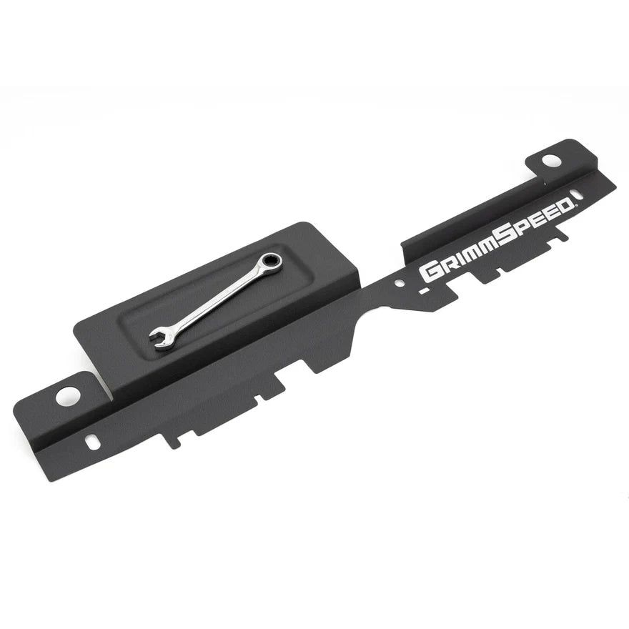 GrimmSpeed 05-09 Subaru Legacy/Outback Radiator Shroud w/Tool Tray - Textured Black