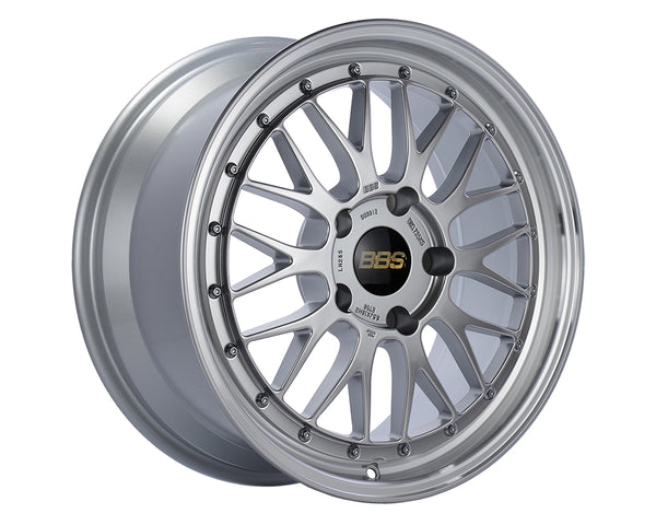 BBS LM 20x10.5 5x112 ET15 Diamond Silver Wheel 80mm PFS/Clip Required - LM465DSPK by BBS