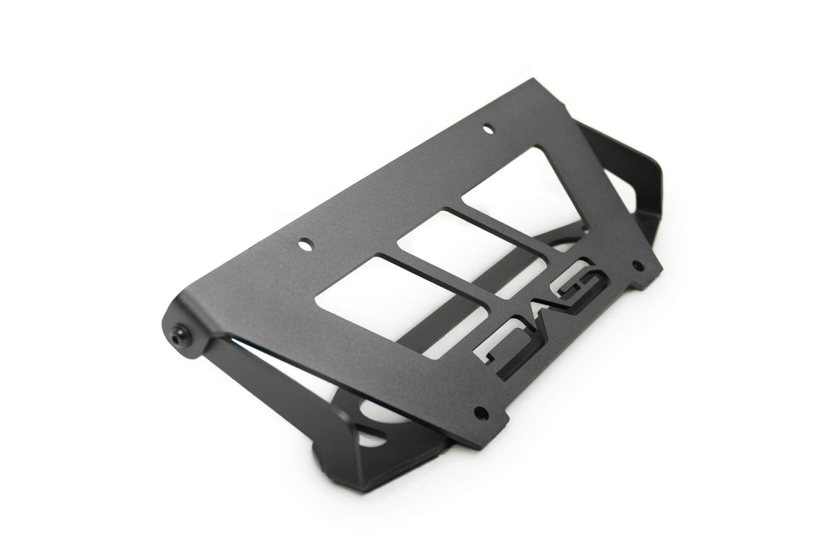 DV8 Offroad - Fairlead Mounted Flip-Up License Plate Bracket - LPBM-02