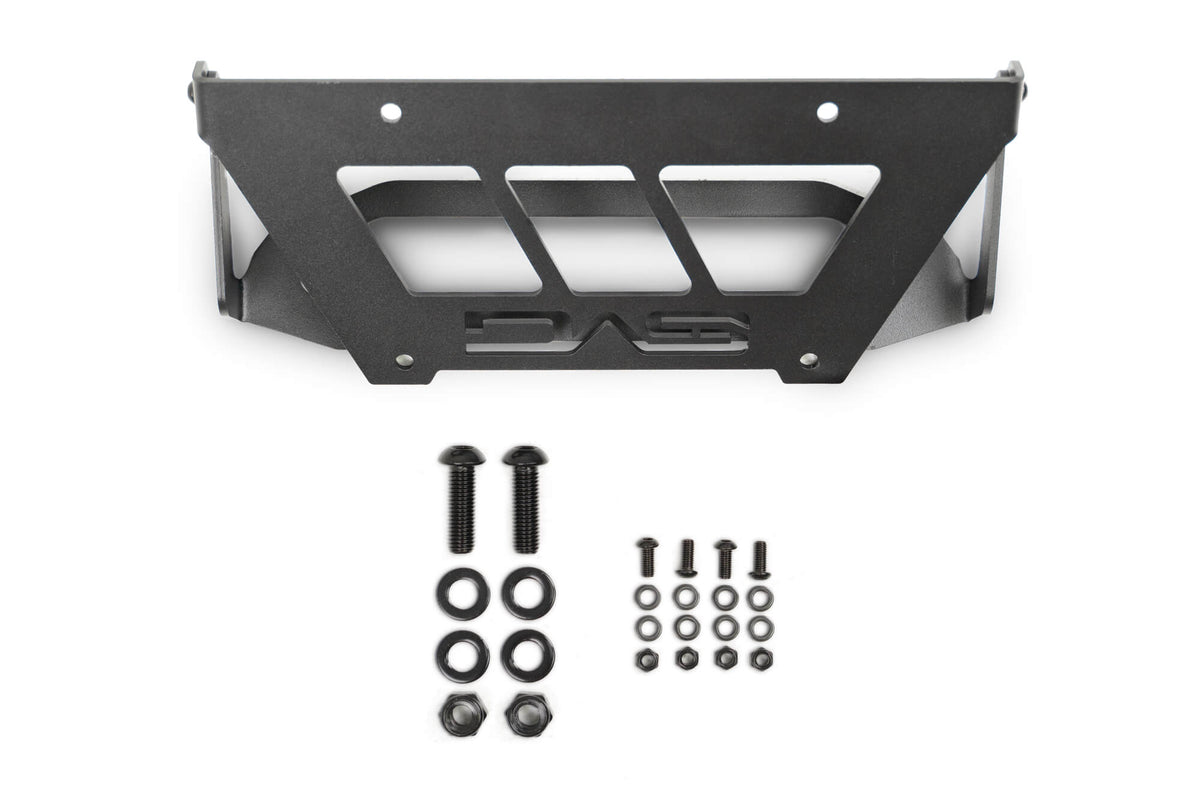 DV8 Offroad - Fairlead Mounted Flip-Up License Plate Bracket - LPBM-02