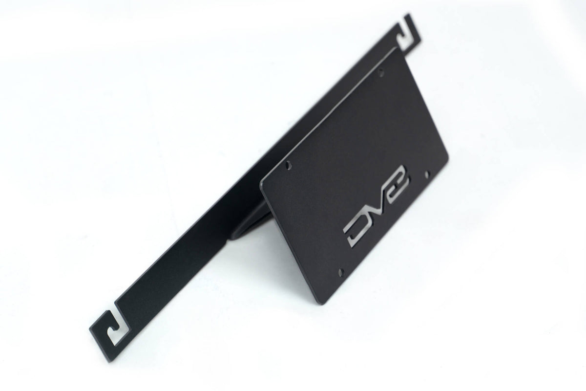DV8 Offroad - Ford Bronco Capable Bumper Front License Plate Mount - LPBR-04