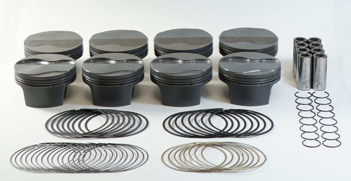 Mahle MS Piston Set GM LS 366ci 4.010in Bore 3.622stk 6.125in Rod 0.927 Pin 2cc 10.5 CR Set of 8 - 197719210
